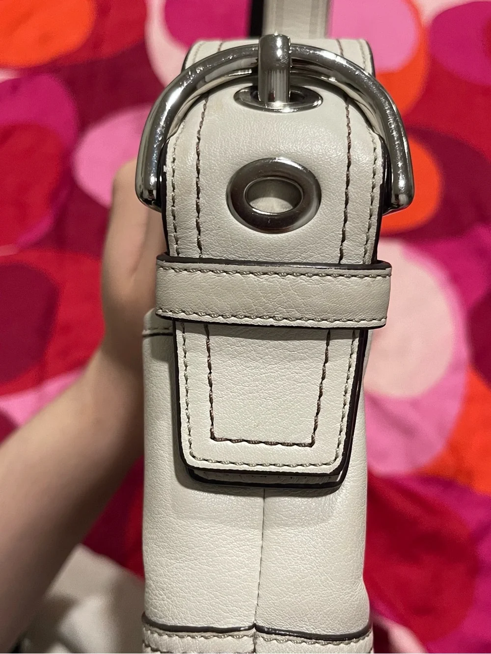 Y2K Coach White Soho Bag!